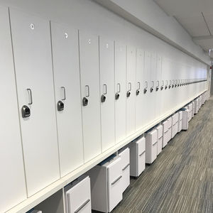 taquilla de vestuario laminada / con código / para edificio público / profesional