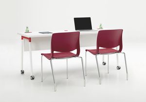 mesa para la enseñanza moderna / de madera / de vidrio / de material laminado