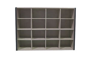biblioteca moderna / para escuela / de madera