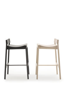 silla de bar moderna / de madera / para el sector servicios
