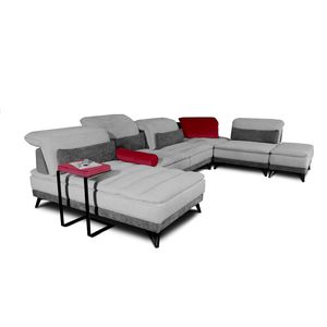 sofá modular / moderno / de tejido / 7 plazas o más