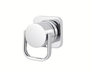 grifo monomando para ducha / de metal cromado / con temporizador / de baño