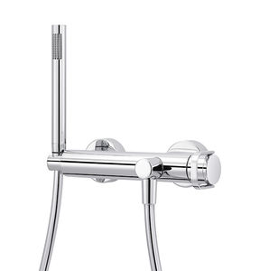 grifo monomando de ducha / de cromo / termostático / de baño
