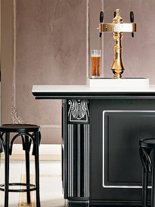 mueble bar clásico / de madera lacada
