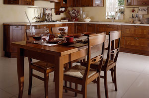 mesa de estilo / de madera maciza / rectangular / de interior