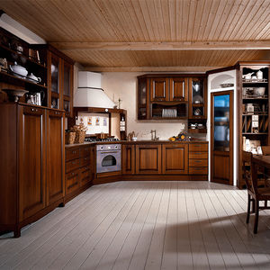 cocina clásica / de madera / ecológica