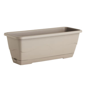 jardinera de plástico / rectangular / moderna