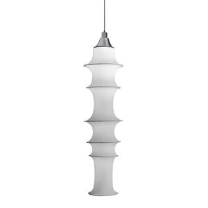 lámpara suspendida / moderna / de aluminio / de tejido