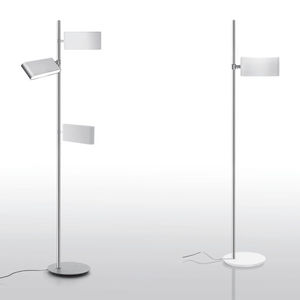 lámpara de pie / moderna / de aluminio / orientable