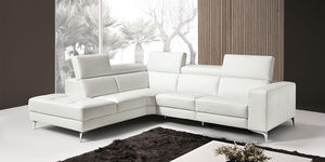 sofá modular / moderno / de cuero / de tela
