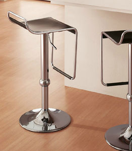 taburete de bar moderno / de contrachapado / de metal / ajustable