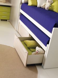 cama moderna / con cajón / infantil (unisex) / de madera