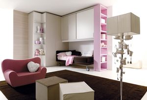 habitación para niños para niña / rosa