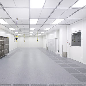 suelo técnico de aluminio / ignífugo / de interior / para sala blanca