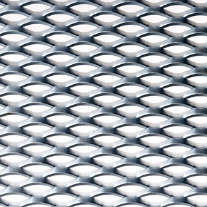chapa perforada / expandida / de acero / para fachada