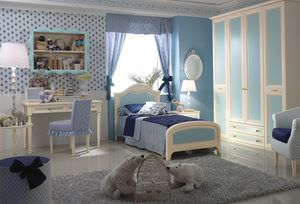 habitación para niños blanca / para niño