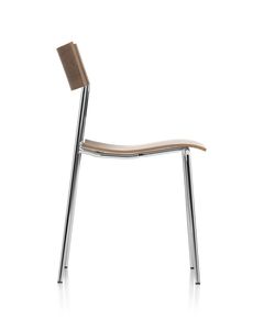 silla de conferencia con reposabrazos / tapizada / apilable / con mesita