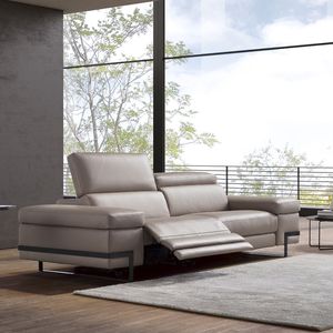 sofá modular / moderno / de tejido / de cuero