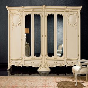 armario de estilo / de madera / con puertas batientes / para hotel
