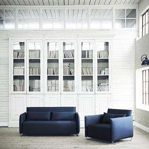 sofá cama / moderno / de tejido / 2 plazas