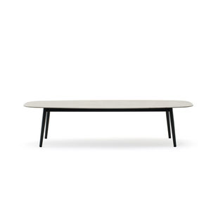 mesa de centro moderna / de aluminio / de HPL / de cerámica
