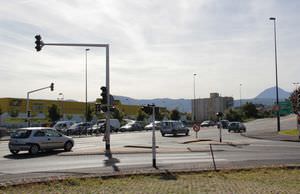 mástil para de señalización vial / de acero inoxidable