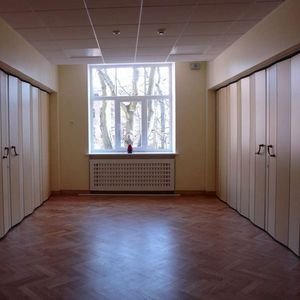 tabique plegable / laminado / acústico / de uso profesional