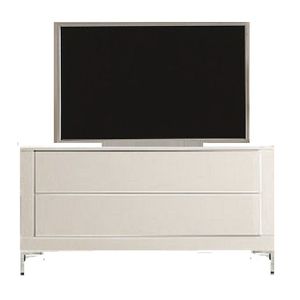 mueble de televisión moderno / lowboards / de madera / de vidrio