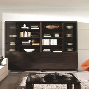 biblioteca moderna / de madera