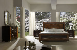 cama estándar / doble / clásica / de madera