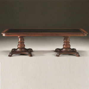 mesa de conferencia de estilo / de madera / rectangular