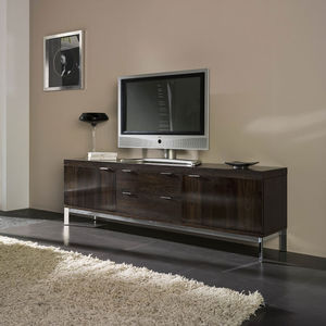 mueble de televisión moderno / lowboards / de madera