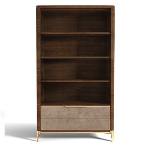 biblioteca moderna / de cuero / de madera