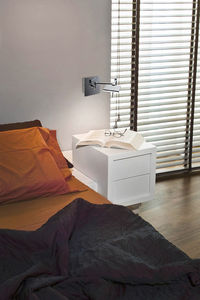 aplique moderno / de aluminio / de acero / LED