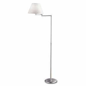 lámpara de pie / moderna / de tejido / de latón