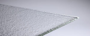panel de vidrio laminado / decorado / texturado / para interiores