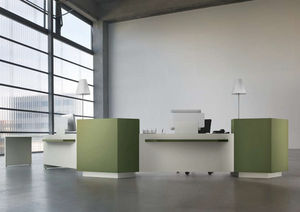 mostrador de recepción modular / laminado