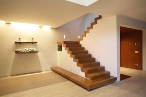 panel decorativo / de madera / de madera maciza / liso