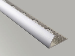 perfil de acabado de aluminio / para baldosas / para ángulo exterior