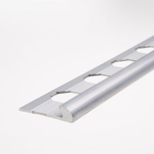 perfil de acabado de aluminio / para baldosas / para ángulo exterior