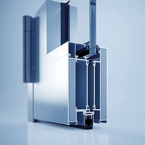 perfil para puerta de aluminio / con aislamiento térmico / de seguridad / antiincendios