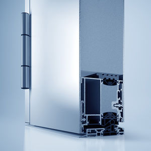 perfil para puerta de aluminio / con aislamiento térmico / de seguridad / acústico