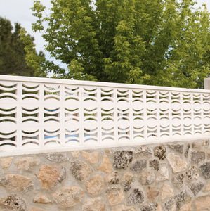 bloque de celosía de hormigón prefabricado / de jardín / para terraza