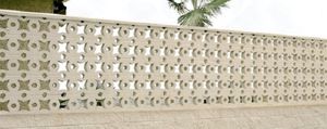 balaustrada de hormigón / de panel / para balcón / para terraza
