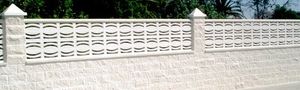 balaustrada de hormigón / de panel / para balcón / para terraza