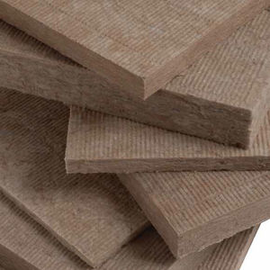 aislante termoacústico / de lana de roca / para interior / tipo panel