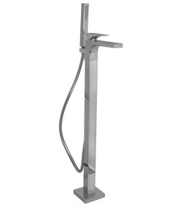 grifo monomando para bañera / para suelo / de metal cromado / para baño