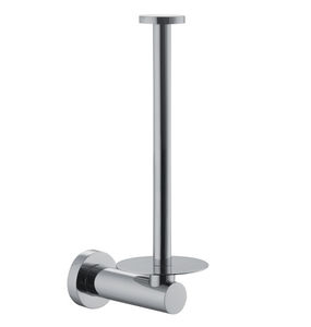 dispensador de papel higiénico de pared / de metal cromado / para uso profesional