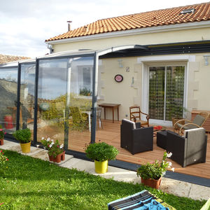 cobertizo para jardín de aluminio / moderno / para uso residencial / para espacio público