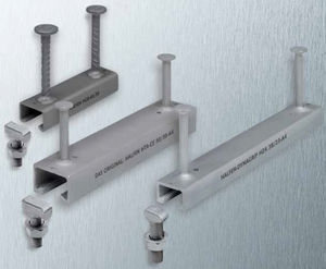 sistema de fijación de acero inoxidable / para muro-cortina / para fachada / para interior